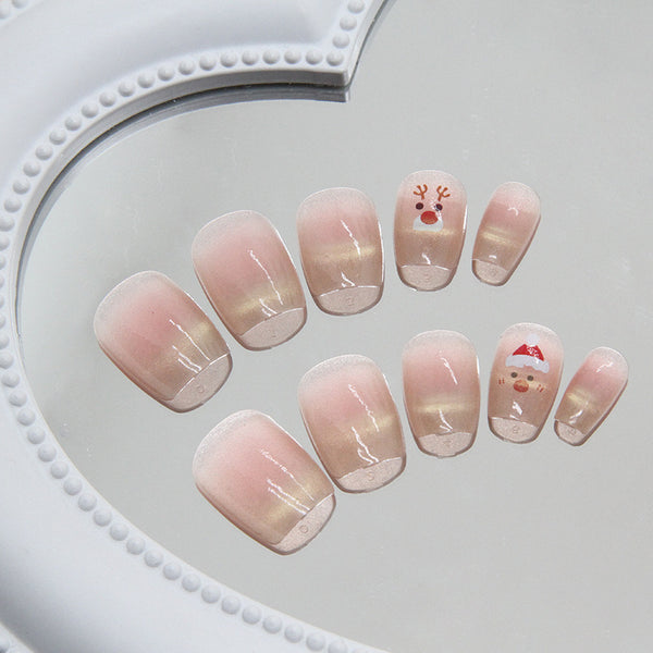 12 Sizes-24 Pcs Press On Nails MY007