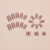 12 Sizes-24 Pcs Press On Nails W1679