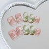 12 Sizes-24 Pcs Press On Nails R975