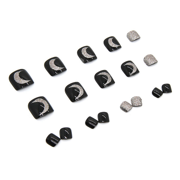 12 Sizes-24 Pcs Press On Nails F033