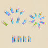 12 Sizes-24 Pcs Press On Nails Y932