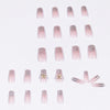 12 Sizes-24 Pcs Press On Nails JP1031