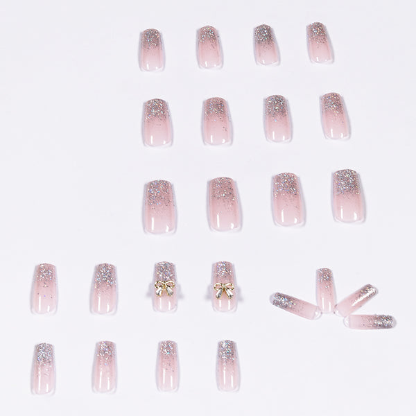12 Sizes-24 Pcs Press On Nails JP1031