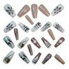 12 Sizes-24 Pcs Press On Nails Y1588
