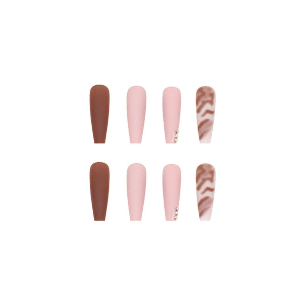 12 Sizes-24 Pcs Press On Nails W220