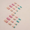 12 Sizes-24 Pcs Press On Nails W1211