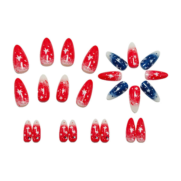 12 Sizes-24 Pcs Press On Nails Y1517