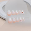 12 Sizes-24 Pcs Press On Nails K016