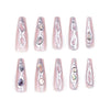 12 Sizes-24 Pcs Press On Nails JP3341