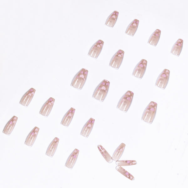 12 Sizes-24 Pcs Press On Nails JP1079