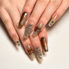 12 Sizes-24 Pcs Press On Nails GN019