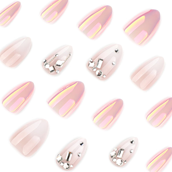 12 Sizes-24 Pcs Press On Nails JP4064