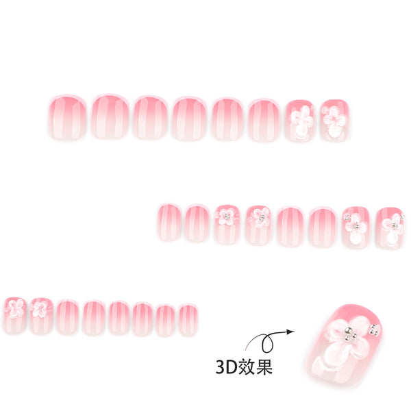 12 Sizes-24 Pcs Press On Nails JP3883