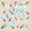 12 Sizes-24 Pcs Press On Nails Y1323