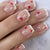 12 Sizes-24 Pcs Press On Nails C784