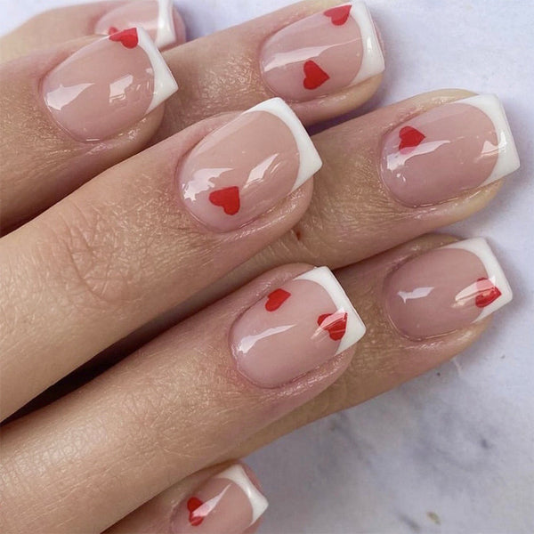 12 Sizes-24 Pcs Press On Nails C784