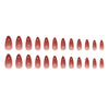 12 Sizes-24 Pcs Press On Nails W1656