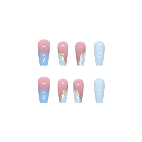 12 Sizes-24 Pcs Press On Nails W160