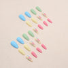 12 Sizes-24 Pcs Press On Nails W879