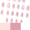 12 Sizes-24 Pcs Press On Nails JP4006