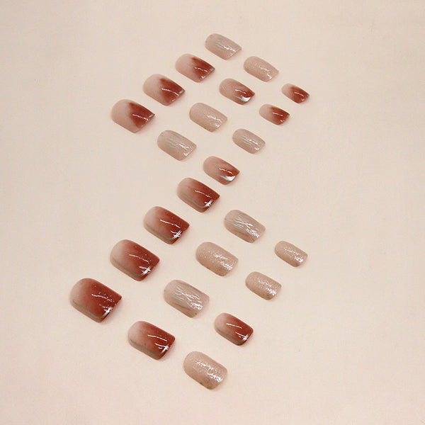 12 Sizes-24 Pcs Press On Nails R828