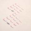 12 Sizes-24 Pcs Press On Nails Z623