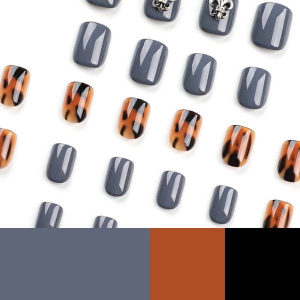 12 Sizes-24 Pcs Press On Nails JP2976