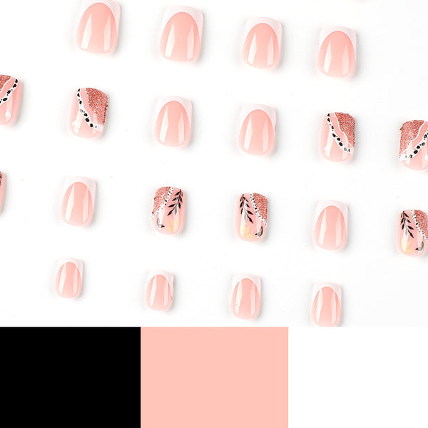 12 Sizes-24 Pcs Press On Nails JP2358