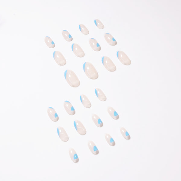12 Sizes-24 Pcs Press On Nails JP1351