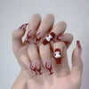 12 Sizes-24 Pcs Press On Nails JP1393