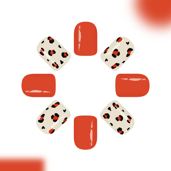 12 Sizes-24 Pcs Press On Nails C1245