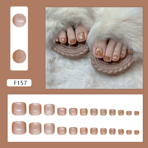 12 Sizes-24 Pcs Press On Nails F157