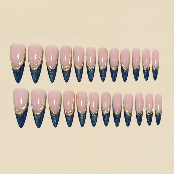 12 Sizes-24 Pcs Press On Nails Y1735