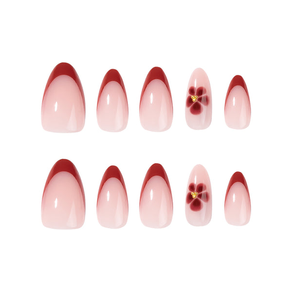 12 Sizes-24 Pcs Press On Nails JP4420