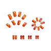 12 Sizes-24 Pcs Press On Nails Y453