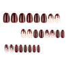 12 Sizes-24 Pcs Press On Nails JP4525