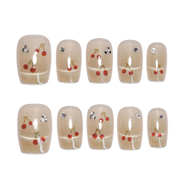 12 Sizes-24 Pcs Press On Nails SP143