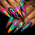 12 Sizes-24 Pcs Press On Nails Y693