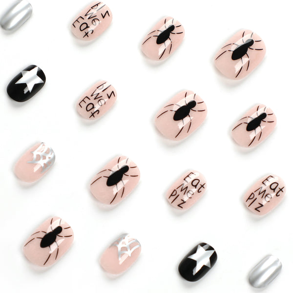 12 Sizes-24 Pcs Press On Nails JP2675