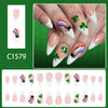 12 Sizes-24 PcsPress On Nails C1579