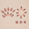 12 Sizes-24 Pcs Press On Nails W1615