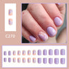 12 Sizes-24 PcsPress On Nails C270