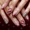 12 Sizes-24 Pcs Press On Nails C1287