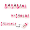 12 Sizes-24 Pcs Press On Nails JP3781