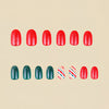 12 Sizes-24 Pcs Press On Nails Y278