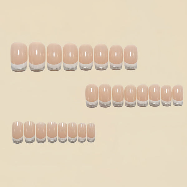 12 Sizes-24 Pcs Press On Nails Y1742