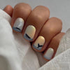 12 Sizes-24 Pcs Press On Nails W1118