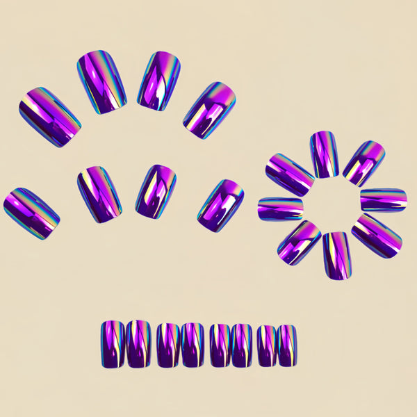 12 Sizes-24 Pcs Press On Nails Y1653-2