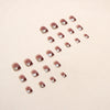 12 Sizes-24 Pcs Press On Nails R706