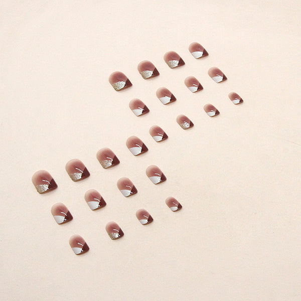 12 Sizes-24 Pcs Press On Nails R706